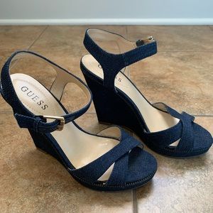 Guess Denim Wedges